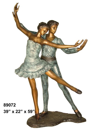 Bronze Pair of Young Dancers